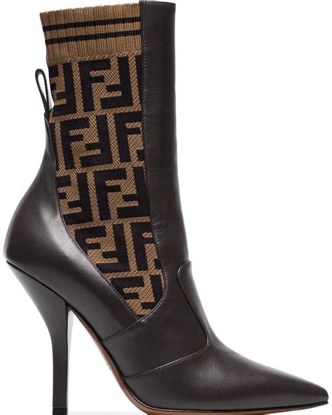 cream fendi boots|Fendi boots for women.